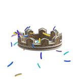 Crown-fetti Cake