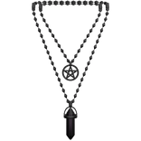 Crystal Black Necklace 1.0
