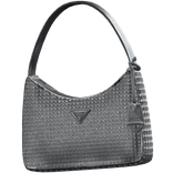 Y2K Crystal PBR Bag (Silver)