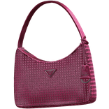 Y2K Crystal PBR Bag (Hot Pink)