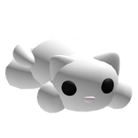 ♡ cuddly white cat