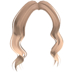 Curly Bangs in Blonde