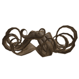 Curly Beard & Mustache (Brown)