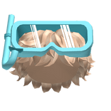 💯 Curly Boy Summer Hair (Blonde)