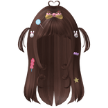 Curly Brown Cute Candy Sweetheart Street Hair
