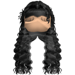 Curly Crimped Beachy Waves (Black)