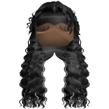 Curly Crimped Beachy Waves (Black)