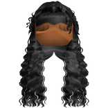 Curly Crimped Beachy Waves (Black)