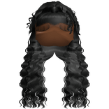 Curly Crimped Beachy Waves (Black)