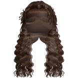 Curly Crimped Beachy Waves (Brown)