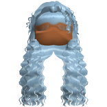 Curly Crimped Beachy Waves (Icy Blue)