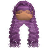 Curly Crimped Beachy Waves (Purple)