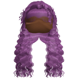 Curly Crimped Beachy Waves (Purple)
