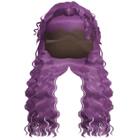 Curly Crimped Beachy Waves (Purple)