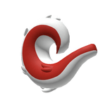 Curly Dog Tail - Red Kitsune