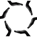 Cursed Hands Halo - White