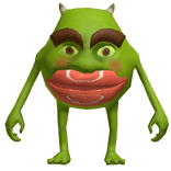 Cursed Make Up Shrek Wazowski Pal