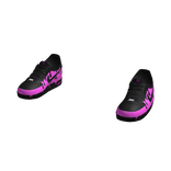 Custom Painted Air Force 1 "Pink & Black"