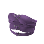 Cut Out Crop Top in Lavender