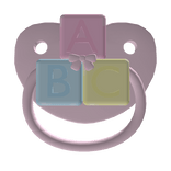 ♡ ꒱ cute abc blocks paci