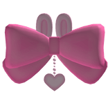 Cute Adorable Pink Bunny  Bow