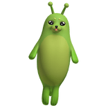 Cute alien seal plushie