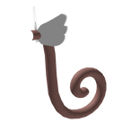 cute angel monkey tail 👼