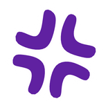 ♡ Cute Angry Anime Expression Sticker Dark Purple