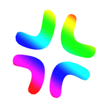 ♡ Cute Angry Anime Expression Sticker Rainbow