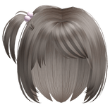 cute anime bob hair in brown with kawaii pigtail