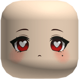 Cute Anime Christmas Hearts Face Eyes