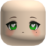 Cute Anime Christmas Hearts Face Eyes