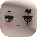 Cute Anime Emo Heart Face Eyes