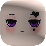 Cute Anime Emo Heart Face Eyes