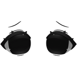 † Cute Anime Eyes Black