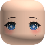 Cute Anime Galaxy Face Eyes