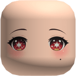 Cute Anime Galaxy Face Eyes