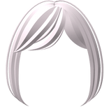 cute anime side bangs light pink