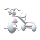 ♡⸝⸝ cute baby blue rainbow tricycle bike