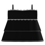 ୨♡୧ cute baby doll lace dress in black