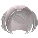 ♡ cute baby pigtails pink & white