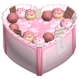 Cute Baby Pink Valentines Chocolate Heart Box