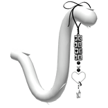 Cute White Baby Kitty Tail