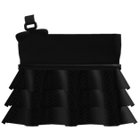 cute babydoll one strap dress in black