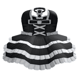 Cute Ballerina Dress In Black And White