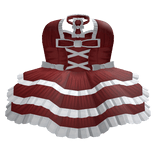 Cute Ballerina Dress In Red