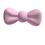 cute basic pink bow hairclip