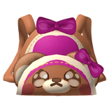 Cute Bear Fluffy Backpack 