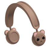 Cute Bear HeadPhones