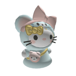 CUTE BEAR HELLO KITTY PLUSHIE FRIEND